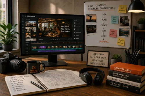 An AI Video Creation for Practical AI Business Solutions and Marketing