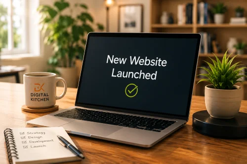 Custom website launched